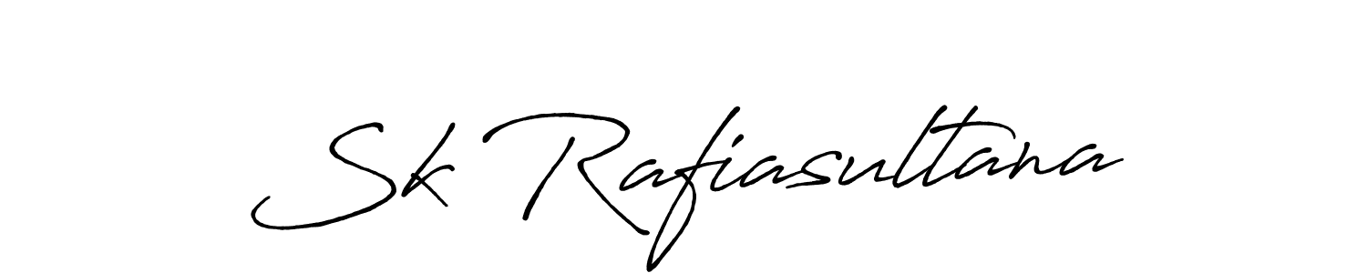 Sk Rafiasultana stylish signature style. Best Handwritten Sign (Antro_Vectra_Bolder) for my name. Handwritten Signature Collection Ideas for my name Sk Rafiasultana. Sk Rafiasultana signature style 7 images and pictures png