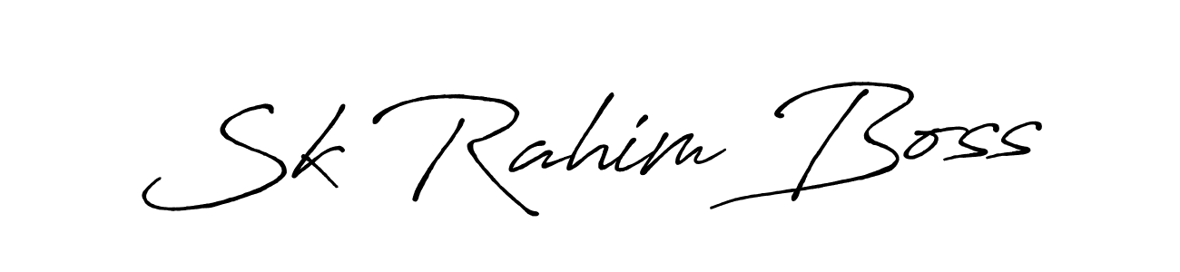 Once you've used our free online signature maker to create your best signature Antro_Vectra_Bolder style, it's time to enjoy all of the benefits that Sk Rahim Boss name signing documents. Sk Rahim Boss signature style 7 images and pictures png