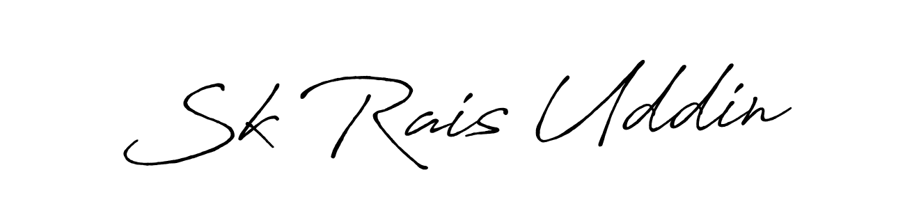 if you are searching for the best signature style for your name Sk Rais Uddin. so please give up your signature search. here we have designed multiple signature styles  using Antro_Vectra_Bolder. Sk Rais Uddin signature style 7 images and pictures png