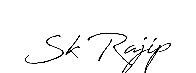 if you are searching for the best signature style for your name Sk Rajip. so please give up your signature search. here we have designed multiple signature styles  using Antro_Vectra_Bolder. Sk Rajip signature style 7 images and pictures png