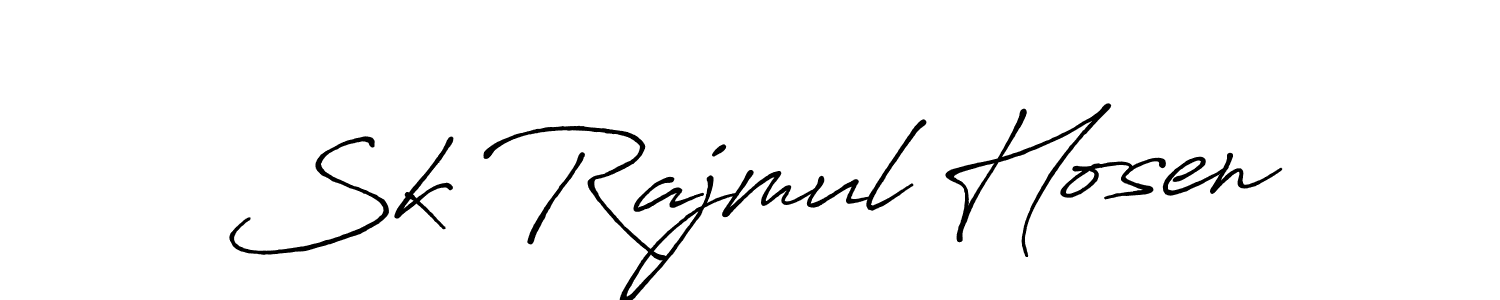 You should practise on your own different ways (Antro_Vectra_Bolder) to write your name (Sk Rajmul Hosen) in signature. don't let someone else do it for you. Sk Rajmul Hosen signature style 7 images and pictures png
