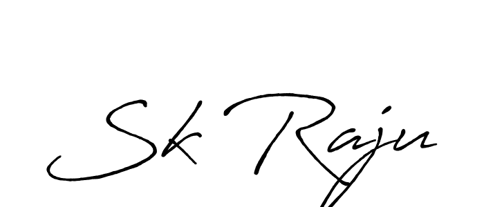 Also we have Sk Raju name is the best signature style. Create professional handwritten signature collection using Antro_Vectra_Bolder autograph style. Sk Raju signature style 7 images and pictures png