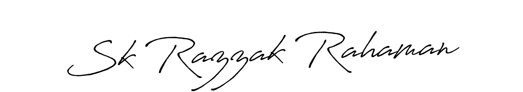 Sk Razzak Rahaman stylish signature style. Best Handwritten Sign (Antro_Vectra_Bolder) for my name. Handwritten Signature Collection Ideas for my name Sk Razzak Rahaman. Sk Razzak Rahaman signature style 7 images and pictures png