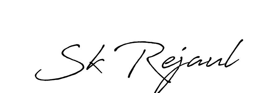 It looks lik you need a new signature style for name Sk Rejaul. Design unique handwritten (Antro_Vectra_Bolder) signature with our free signature maker in just a few clicks. Sk Rejaul signature style 7 images and pictures png