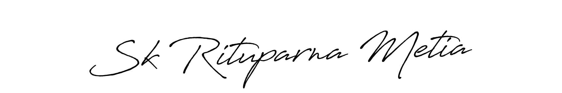 Design your own signature with our free online signature maker. With this signature software, you can create a handwritten (Antro_Vectra_Bolder) signature for name Sk Rituparna Metia. Sk Rituparna Metia signature style 7 images and pictures png