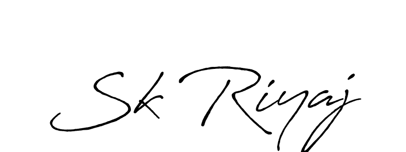 Also we have Sk Riyaj name is the best signature style. Create professional handwritten signature collection using Antro_Vectra_Bolder autograph style. Sk Riyaj signature style 7 images and pictures png