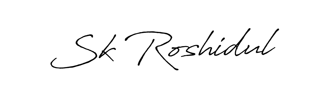 Once you've used our free online signature maker to create your best signature Antro_Vectra_Bolder style, it's time to enjoy all of the benefits that Sk Roshidul name signing documents. Sk Roshidul signature style 7 images and pictures png