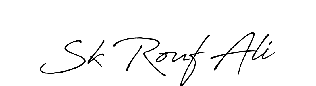 Make a short Sk Rouf Ali signature style. Manage your documents anywhere anytime using Antro_Vectra_Bolder. Create and add eSignatures, submit forms, share and send files easily. Sk Rouf Ali signature style 7 images and pictures png