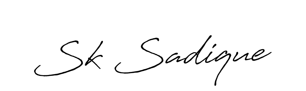 Also You can easily find your signature by using the search form. We will create Sk Sadique name handwritten signature images for you free of cost using Antro_Vectra_Bolder sign style. Sk Sadique signature style 7 images and pictures png