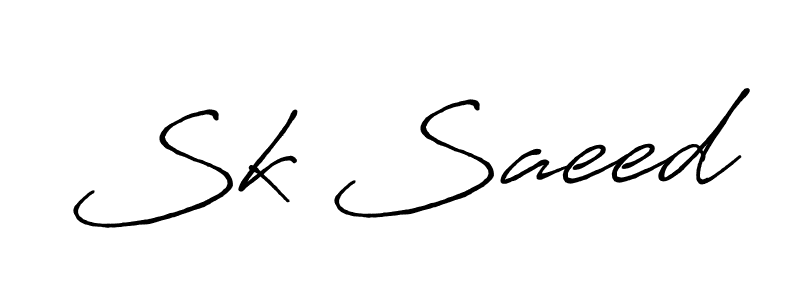 It looks lik you need a new signature style for name Sk Saeed. Design unique handwritten (Antro_Vectra_Bolder) signature with our free signature maker in just a few clicks. Sk Saeed signature style 7 images and pictures png