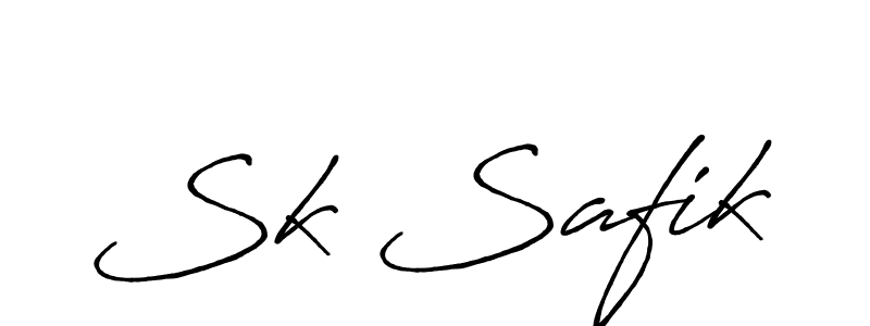 How to Draw Sk Safik signature style? Antro_Vectra_Bolder is a latest design signature styles for name Sk Safik. Sk Safik signature style 7 images and pictures png