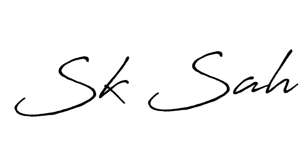 Antro_Vectra_Bolder is a professional signature style that is perfect for those who want to add a touch of class to their signature. It is also a great choice for those who want to make their signature more unique. Get Sk Sah name to fancy signature for free. Sk Sah signature style 7 images and pictures png
