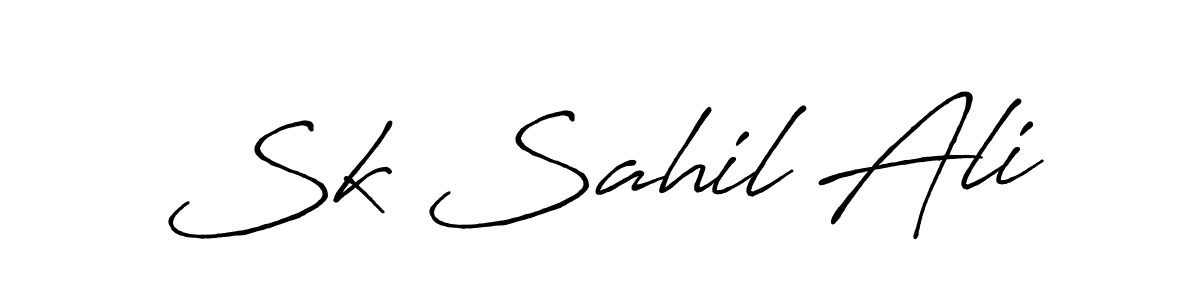 It looks lik you need a new signature style for name Sk Sahil Ali. Design unique handwritten (Antro_Vectra_Bolder) signature with our free signature maker in just a few clicks. Sk Sahil Ali signature style 7 images and pictures png