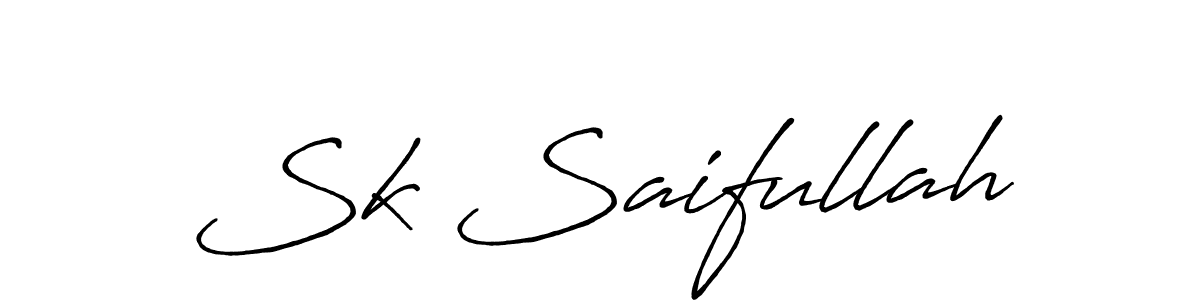 Also You can easily find your signature by using the search form. We will create Sk Saifullah name handwritten signature images for you free of cost using Antro_Vectra_Bolder sign style. Sk Saifullah signature style 7 images and pictures png