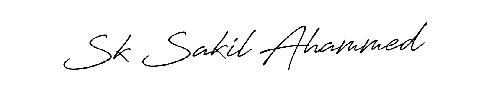 The best way (Antro_Vectra_Bolder) to make a short signature is to pick only two or three words in your name. The name Sk Sakil Ahammed include a total of six letters. For converting this name. Sk Sakil Ahammed signature style 7 images and pictures png