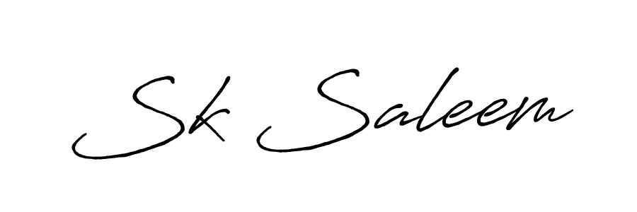 The best way (Antro_Vectra_Bolder) to make a short signature is to pick only two or three words in your name. The name Sk Saleem include a total of six letters. For converting this name. Sk Saleem signature style 7 images and pictures png