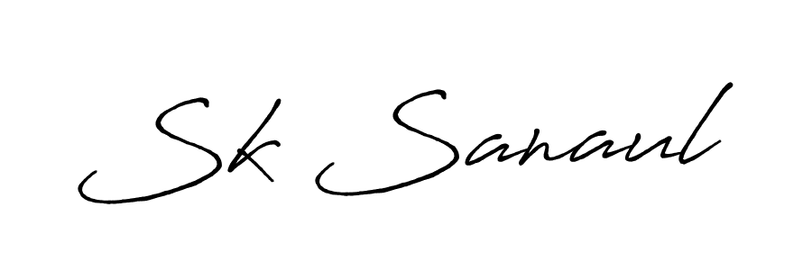 Once you've used our free online signature maker to create your best signature Antro_Vectra_Bolder style, it's time to enjoy all of the benefits that Sk Sanaul name signing documents. Sk Sanaul signature style 7 images and pictures png