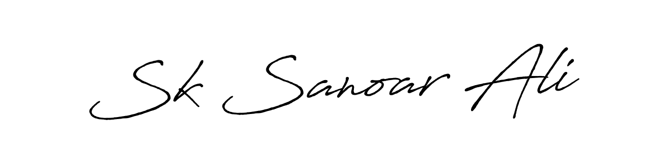 This is the best signature style for the Sk Sanoar Ali name. Also you like these signature font (Antro_Vectra_Bolder). Mix name signature. Sk Sanoar Ali signature style 7 images and pictures png