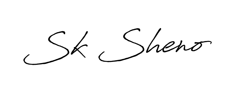 Once you've used our free online signature maker to create your best signature Antro_Vectra_Bolder style, it's time to enjoy all of the benefits that Sk Sheno name signing documents. Sk Sheno signature style 7 images and pictures png