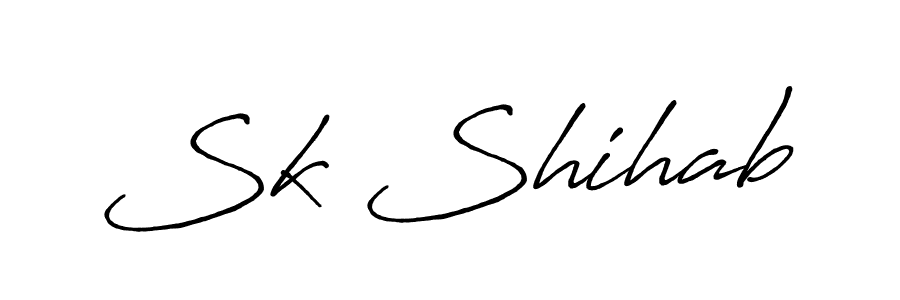 This is the best signature style for the Sk Shihab name. Also you like these signature font (Antro_Vectra_Bolder). Mix name signature. Sk Shihab signature style 7 images and pictures png