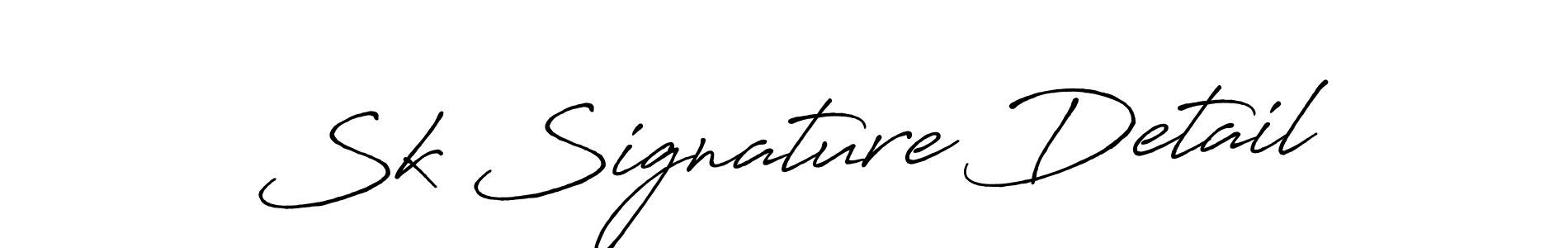 Similarly Antro_Vectra_Bolder is the best handwritten signature design. Signature creator online .You can use it as an online autograph creator for name Sk Signature Detail. Sk Signature Detail signature style 7 images and pictures png