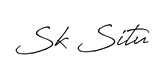 Make a beautiful signature design for name Sk Situ. Use this online signature maker to create a handwritten signature for free. Sk Situ signature style 7 images and pictures png