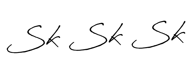 How to Draw Sk Sk Sk signature style? Antro_Vectra_Bolder is a latest design signature styles for name Sk Sk Sk. Sk Sk Sk signature style 7 images and pictures png