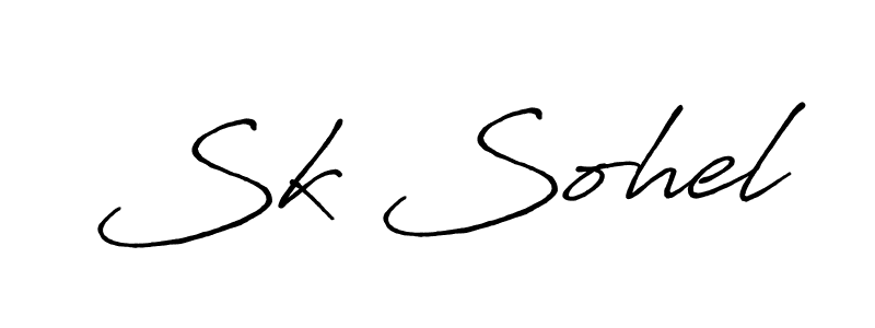 Make a beautiful signature design for name Sk Sohel. Use this online signature maker to create a handwritten signature for free. Sk Sohel signature style 7 images and pictures png