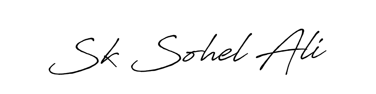 It looks lik you need a new signature style for name Sk Sohel Ali. Design unique handwritten (Antro_Vectra_Bolder) signature with our free signature maker in just a few clicks. Sk Sohel Ali signature style 7 images and pictures png