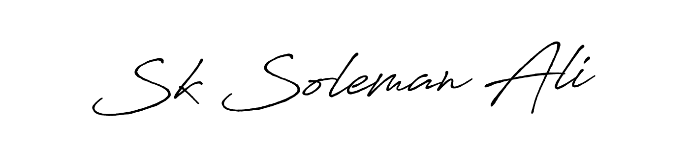 Antro_Vectra_Bolder is a professional signature style that is perfect for those who want to add a touch of class to their signature. It is also a great choice for those who want to make their signature more unique. Get Sk Soleman Ali name to fancy signature for free. Sk Soleman Ali signature style 7 images and pictures png