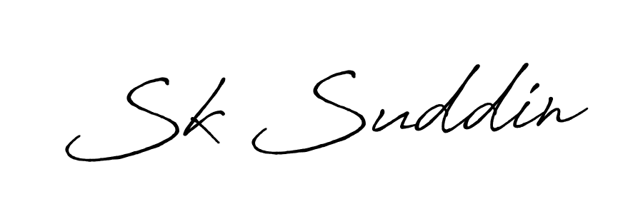 How to make Sk Suddin signature? Antro_Vectra_Bolder is a professional autograph style. Create handwritten signature for Sk Suddin name. Sk Suddin signature style 7 images and pictures png