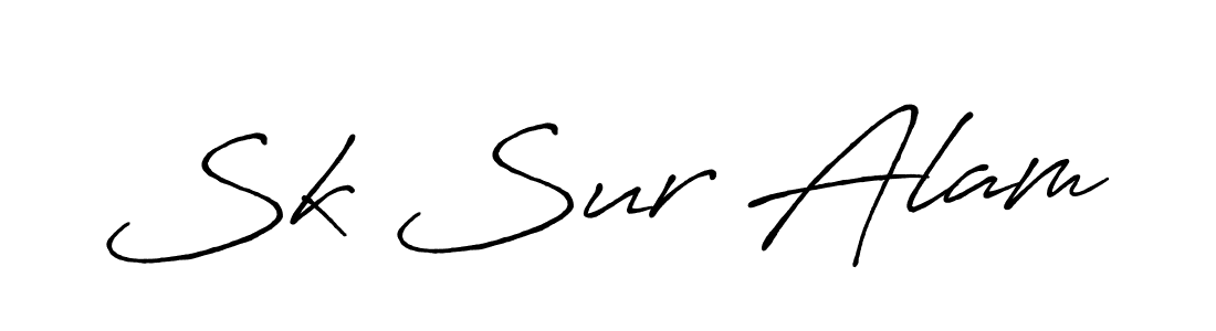 Once you've used our free online signature maker to create your best signature Antro_Vectra_Bolder style, it's time to enjoy all of the benefits that Sk Sur Alam name signing documents. Sk Sur Alam signature style 7 images and pictures png