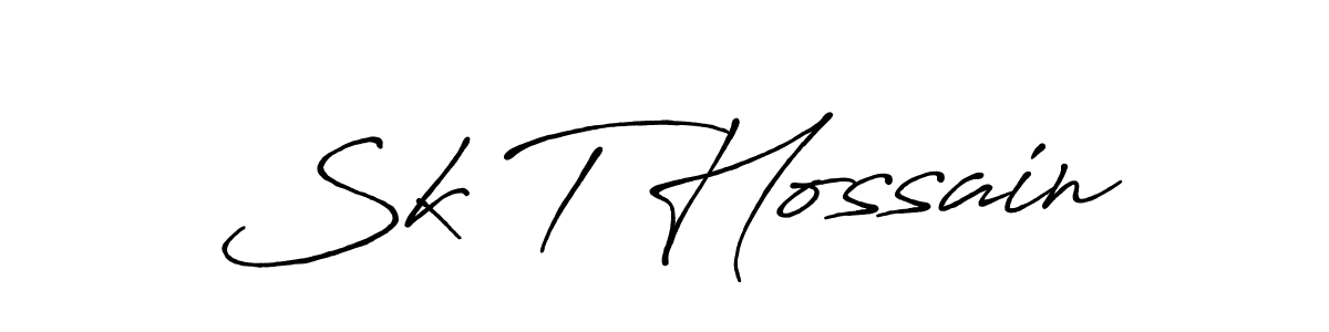 You should practise on your own different ways (Antro_Vectra_Bolder) to write your name (Sk T Hossain) in signature. don't let someone else do it for you. Sk T Hossain signature style 7 images and pictures png