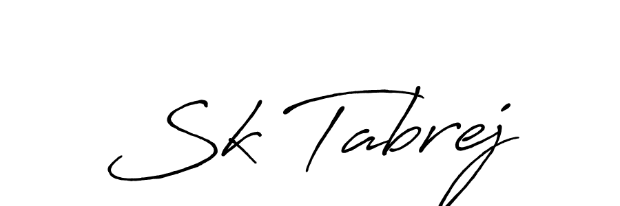 Also You can easily find your signature by using the search form. We will create Sk Tabrej name handwritten signature images for you free of cost using Antro_Vectra_Bolder sign style. Sk Tabrej signature style 7 images and pictures png