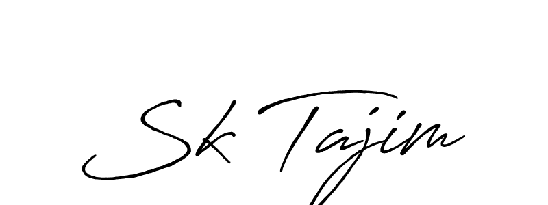 Once you've used our free online signature maker to create your best signature Antro_Vectra_Bolder style, it's time to enjoy all of the benefits that Sk Tajim name signing documents. Sk Tajim signature style 7 images and pictures png