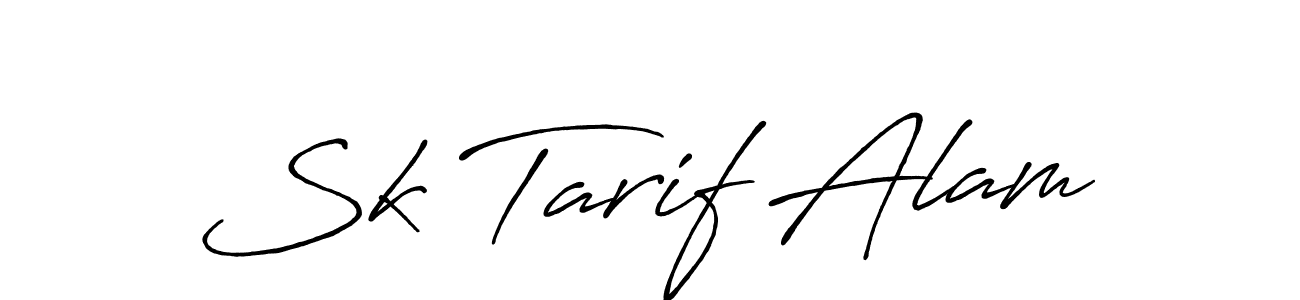 Also You can easily find your signature by using the search form. We will create Sk Tarif Alam name handwritten signature images for you free of cost using Antro_Vectra_Bolder sign style. Sk Tarif Alam signature style 7 images and pictures png