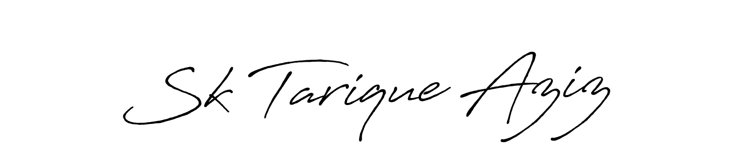 It looks lik you need a new signature style for name Sk Tarique Aziz. Design unique handwritten (Antro_Vectra_Bolder) signature with our free signature maker in just a few clicks. Sk Tarique Aziz signature style 7 images and pictures png