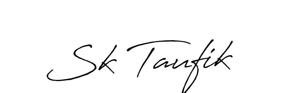 Once you've used our free online signature maker to create your best signature Antro_Vectra_Bolder style, it's time to enjoy all of the benefits that Sk Taufik name signing documents. Sk Taufik signature style 7 images and pictures png