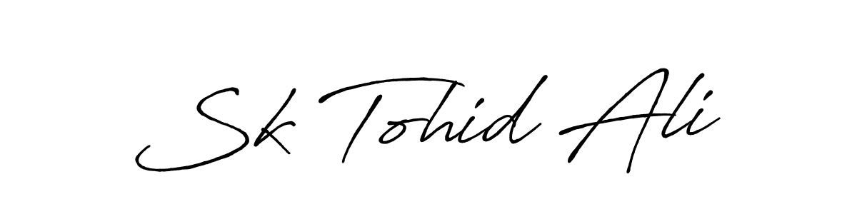 Also You can easily find your signature by using the search form. We will create Sk Tohid Ali name handwritten signature images for you free of cost using Antro_Vectra_Bolder sign style. Sk Tohid Ali signature style 7 images and pictures png