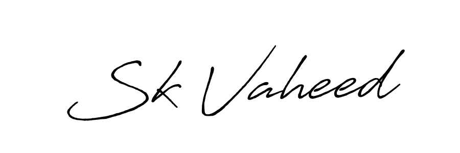 This is the best signature style for the Sk Vaheed name. Also you like these signature font (Antro_Vectra_Bolder). Mix name signature. Sk Vaheed signature style 7 images and pictures png