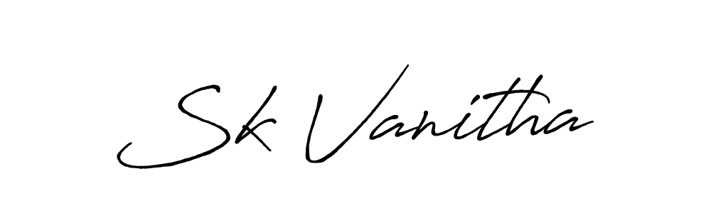 Here are the top 10 professional signature styles for the name Sk Vanitha. These are the best autograph styles you can use for your name. Sk Vanitha signature style 7 images and pictures png