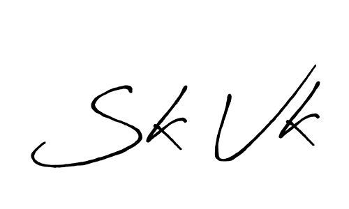 Antro_Vectra_Bolder is a professional signature style that is perfect for those who want to add a touch of class to their signature. It is also a great choice for those who want to make their signature more unique. Get Sk Vk name to fancy signature for free. Sk Vk signature style 7 images and pictures png