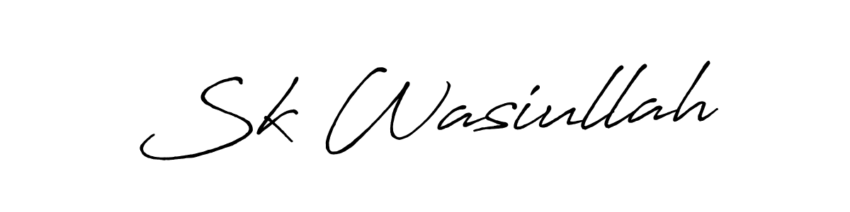 The best way (Antro_Vectra_Bolder) to make a short signature is to pick only two or three words in your name. The name Sk Wasiullah include a total of six letters. For converting this name. Sk Wasiullah signature style 7 images and pictures png