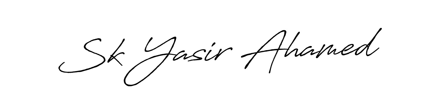 You can use this online signature creator to create a handwritten signature for the name Sk Yasir Ahamed. This is the best online autograph maker. Sk Yasir Ahamed signature style 7 images and pictures png