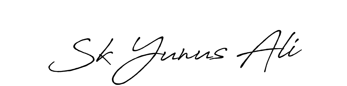 Make a beautiful signature design for name Sk Yunus Ali. Use this online signature maker to create a handwritten signature for free. Sk Yunus Ali signature style 7 images and pictures png