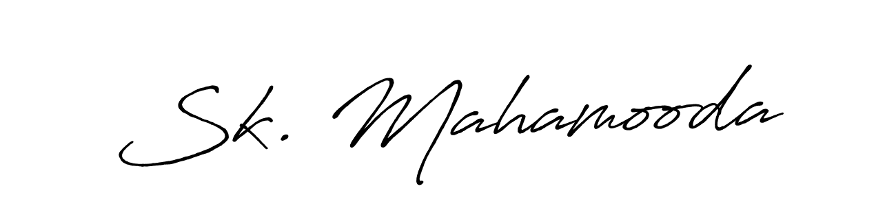 Sk. Mahamooda stylish signature style. Best Handwritten Sign (Antro_Vectra_Bolder) for my name. Handwritten Signature Collection Ideas for my name Sk. Mahamooda. Sk. Mahamooda signature style 7 images and pictures png