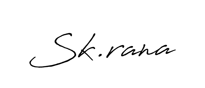 if you are searching for the best signature style for your name Sk.rana. so please give up your signature search. here we have designed multiple signature styles  using Antro_Vectra_Bolder. Sk.rana signature style 7 images and pictures png