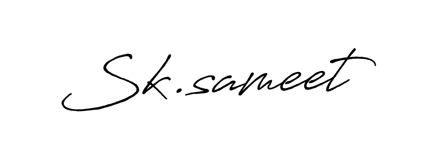 The best way (Antro_Vectra_Bolder) to make a short signature is to pick only two or three words in your name. The name Sk.sameet include a total of six letters. For converting this name. Sk.sameet signature style 7 images and pictures png