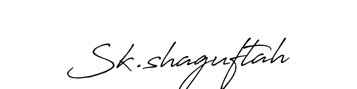 It looks lik you need a new signature style for name Sk.shaguftah. Design unique handwritten (Antro_Vectra_Bolder) signature with our free signature maker in just a few clicks. Sk.shaguftah signature style 7 images and pictures png