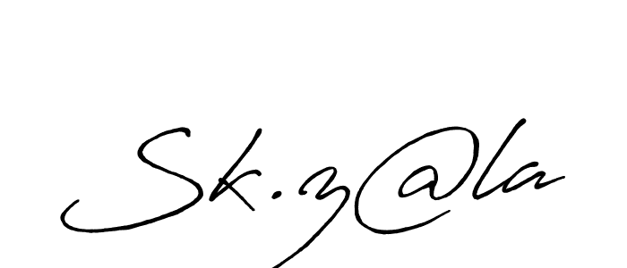 Also You can easily find your signature by using the search form. We will create Sk.z@la name handwritten signature images for you free of cost using Antro_Vectra_Bolder sign style. Sk.z@la signature style 7 images and pictures png